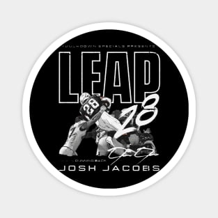 Josh Jacobs Las Vegas Touchdown Leap Magnet